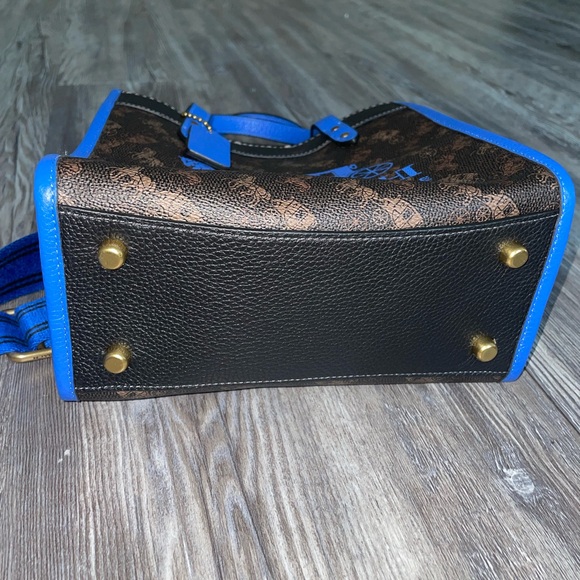 Blue Coach Tote - Picture 3 of 4